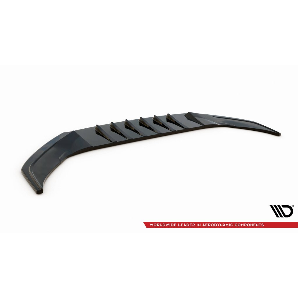 Maxton Design spoiler pod přední nárazník ver.3 pro Volkswagen Arteon, černý lesklý plast ABS