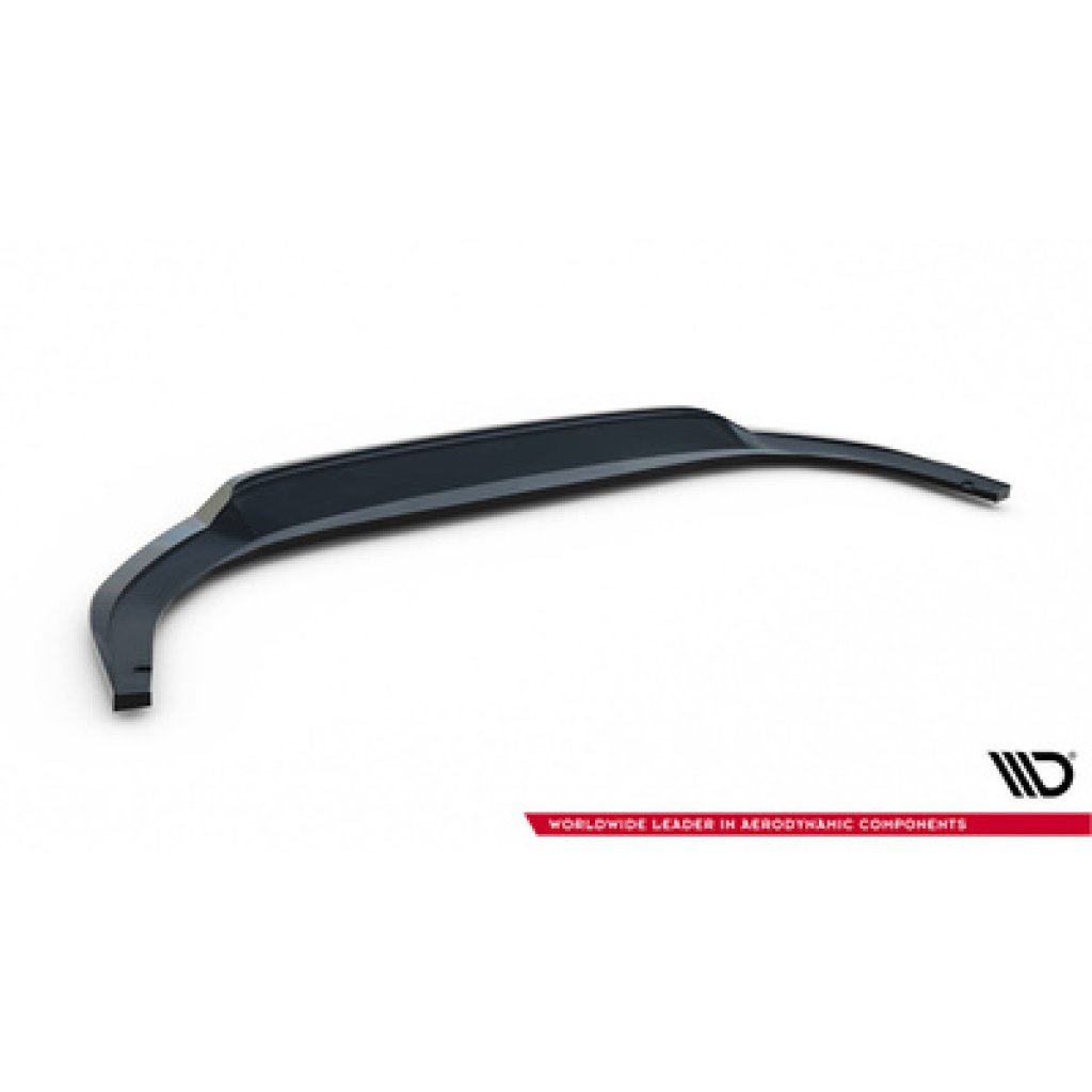 Maxton Design spoiler pod přední nárazník ver.3 pro Volkswagen Golf R-Line Mk8 Facelift, černý lesklý plast ABS