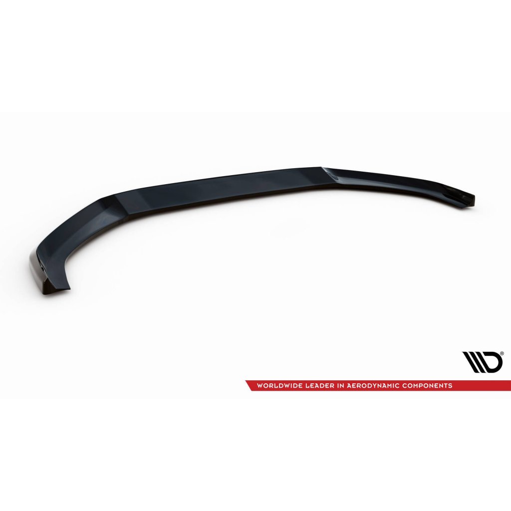 Maxton Design spoiler pod přední nárazník ver.4 pro Audi S4 B9, černý lesklý plast ABS