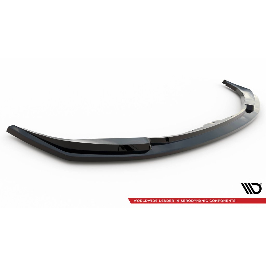 Maxton Design spoiler pod přední nárazník ver.4 pro BMW M2 G87, černý lesklý plast ABS
