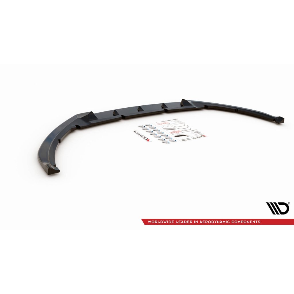 Maxton Design spoiler pod přední nárazník ver.4 pro Ford Focus ST Mk3 Facelift, plast ABS bez povrchové úpravy