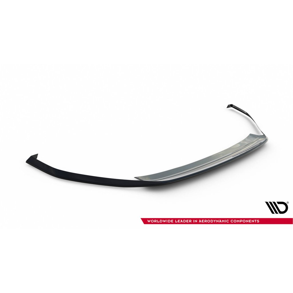 Maxton Design spoiler pod přední nárazník ver.4 pro Volkswagen Golf GTI Mk7 Facelift, černý lesklý plast ABS