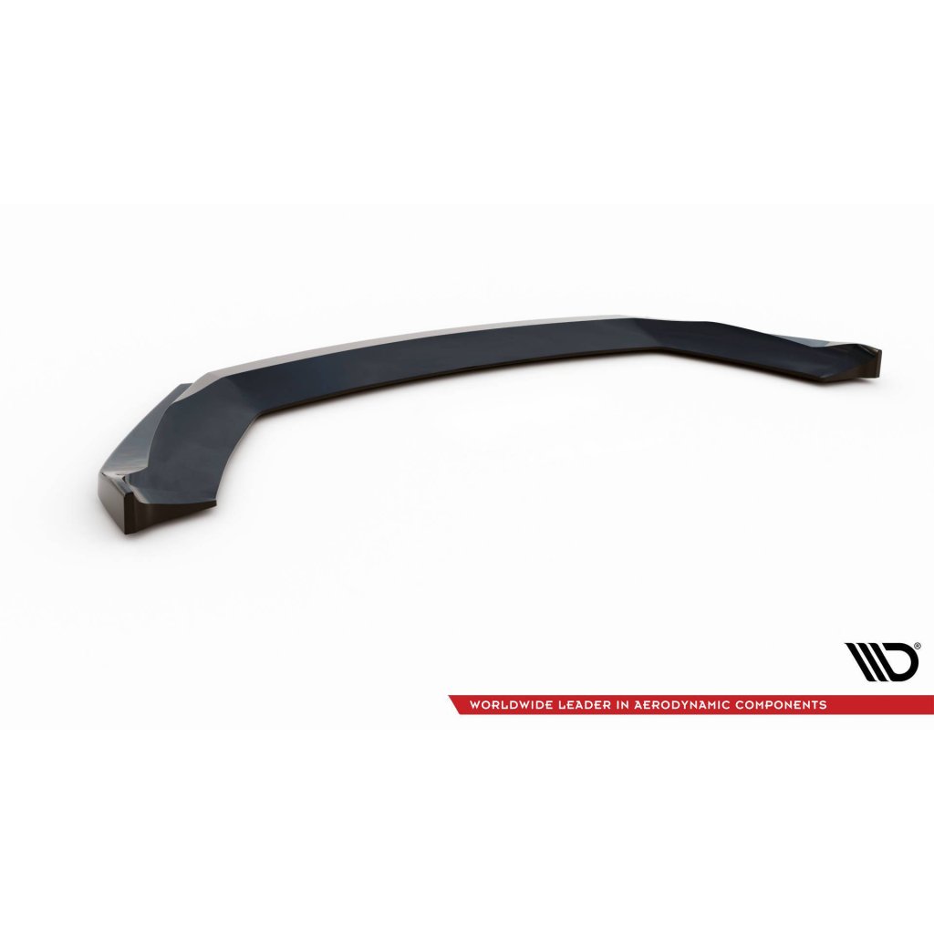 Maxton Design spoiler pod přední nárazník ver.5 pro Seat Leon Cupra Mk3 Facelift, černý lesklý plast ABS