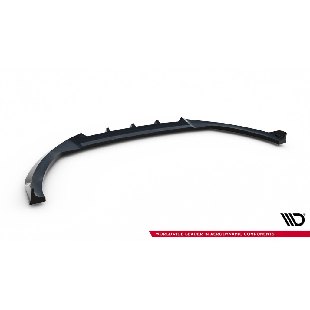Maxton Design spoiler pod přední nárazník ver.6 pro Ford Focus ST Mk3 Facelift, černý lesklý plast ABS