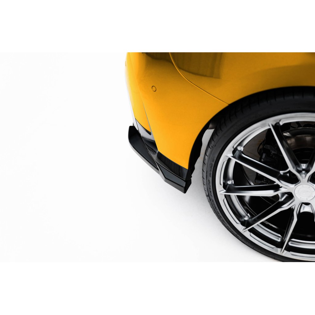 Maxton Design spoiler pod zadní nárazník pro BMW řada 1 F70, černý lesklý plast ABS, M-Pack