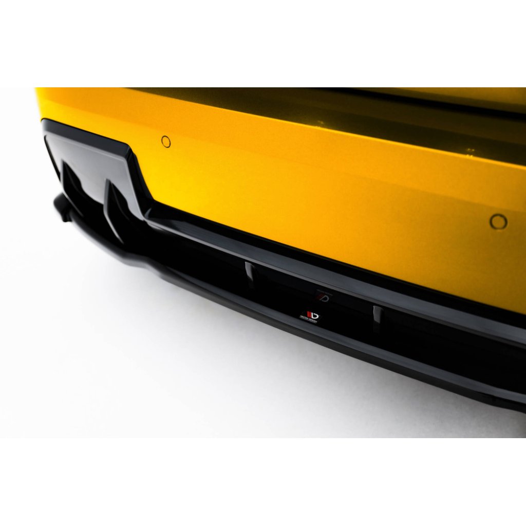 Maxton Design spoiler pod zadní nárazník pro BMW řada 1 F70, černý lesklý plast ABS, M-Pack