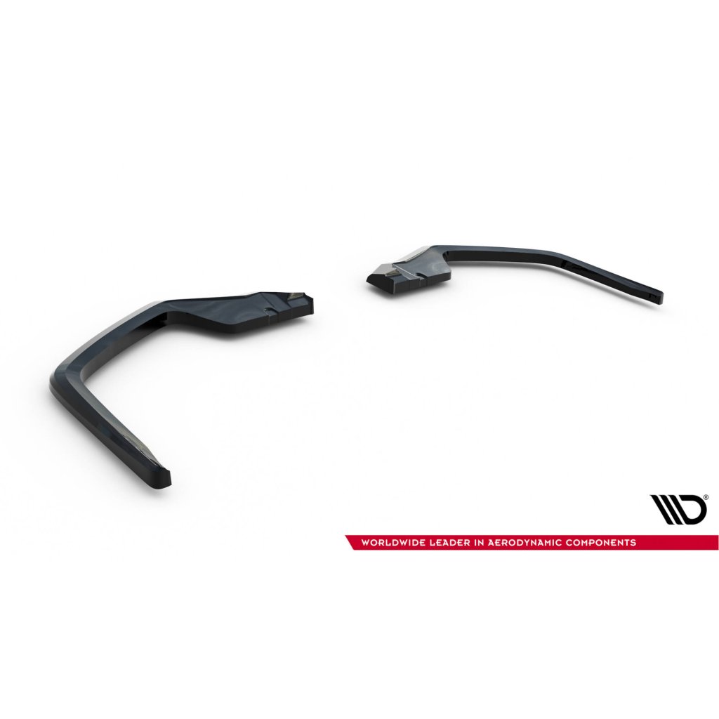 Maxton Design spoiler pod zadní nárazník pro Honda Civic Mk10 Sport, černý lesklý plast ABS