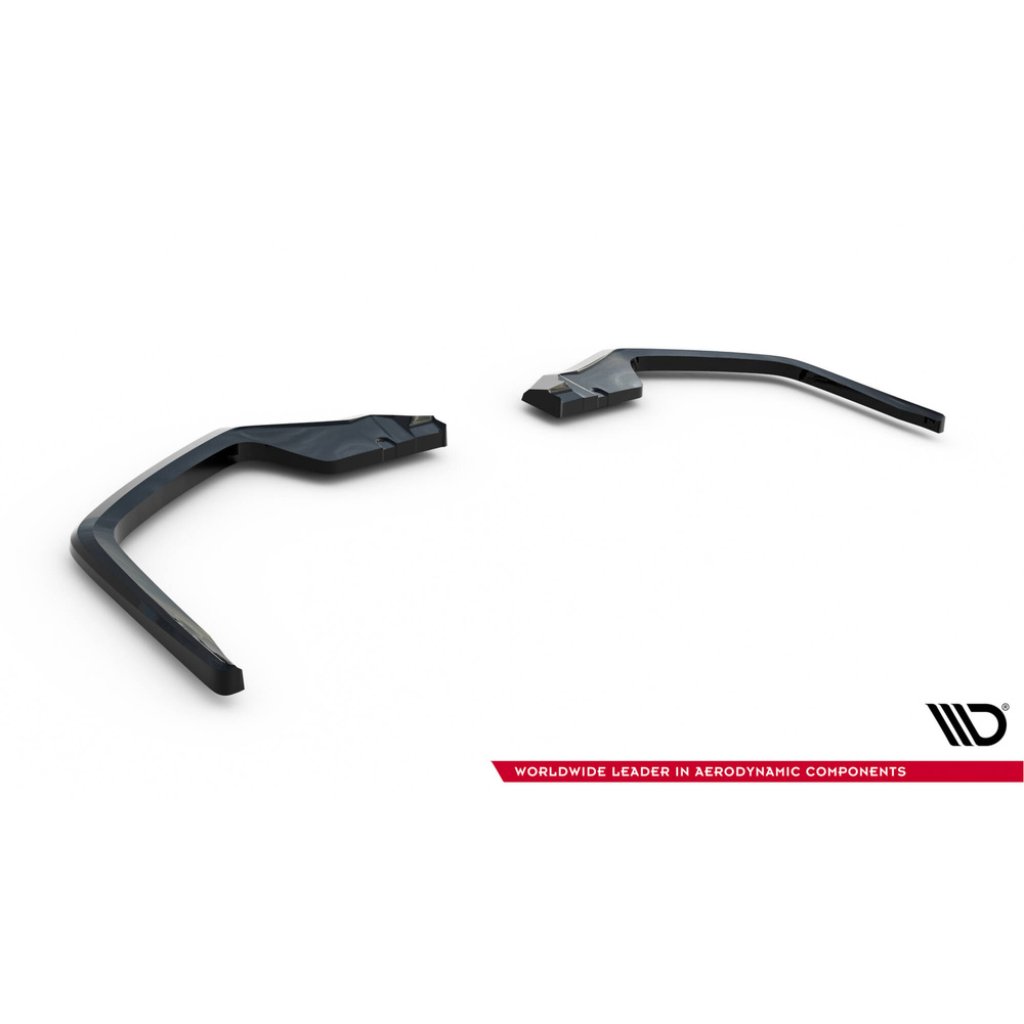 Maxton Design spoiler pod zadní nárazník pro Honda Civic Mk10 Sport, černý lesklý plast ABS