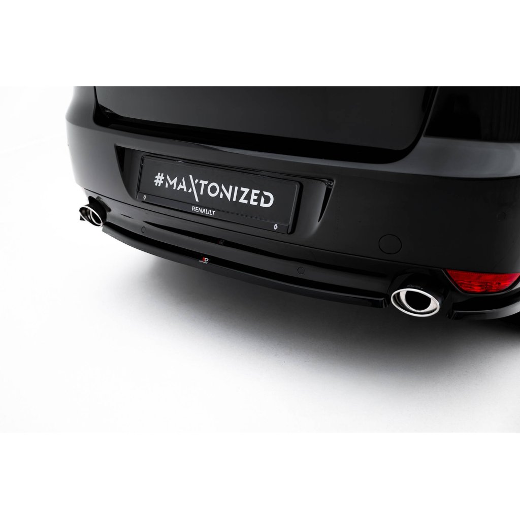 Maxton Design spoiler pod zadní nárazník pro Renault Laguna GT Mk3, černý lesklý plast ABS