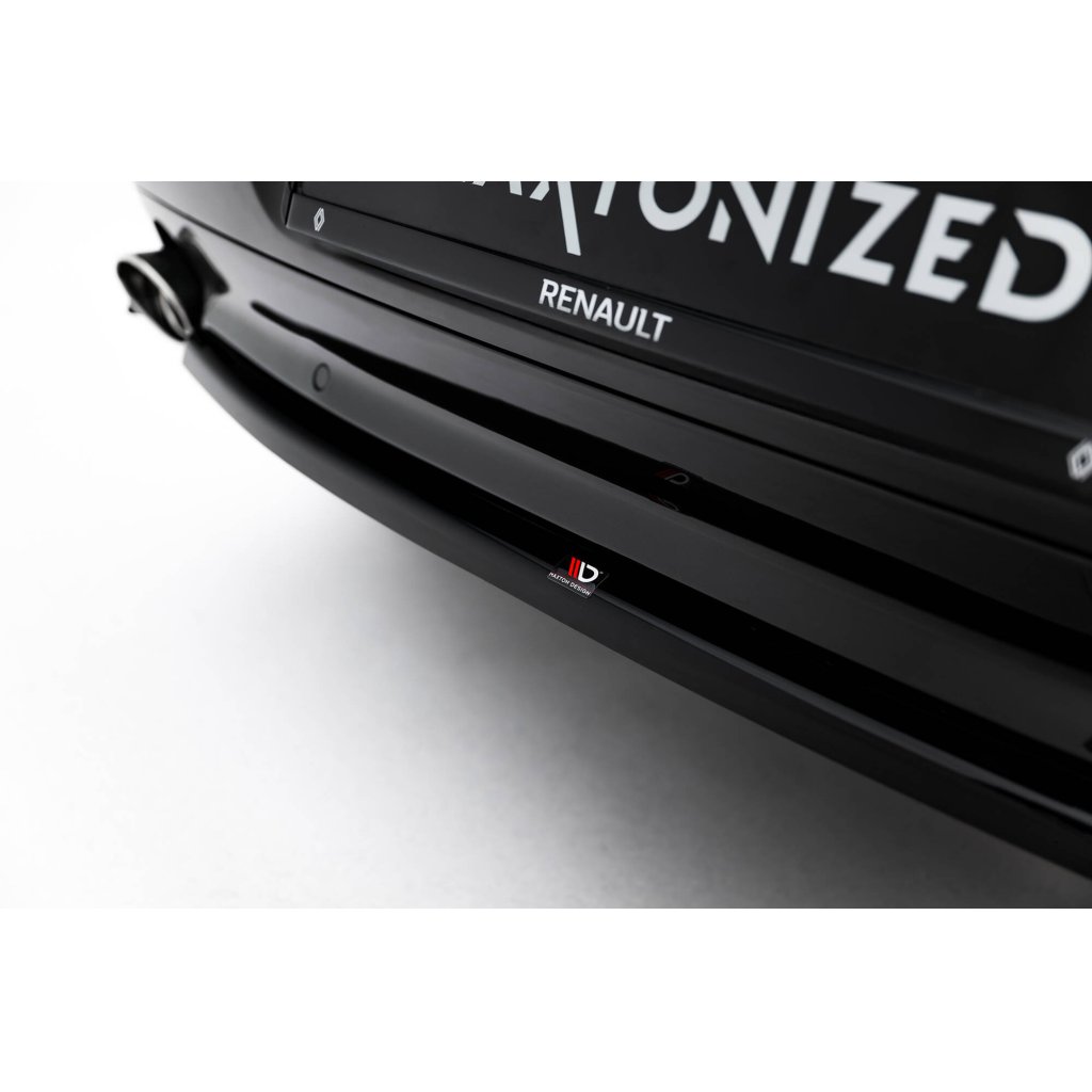 Maxton Design spoiler pod zadní nárazník pro Renault Laguna GT Mk3, černý lesklý plast ABS