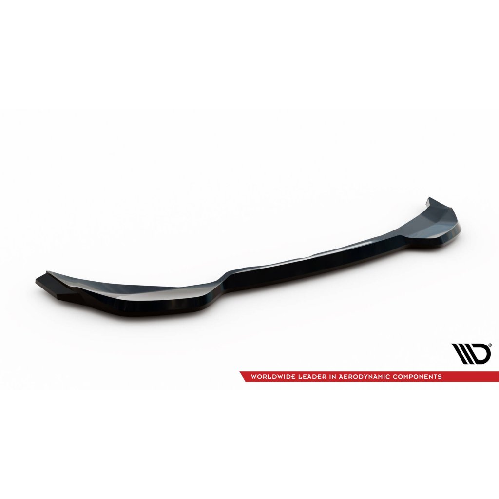 Maxton Design spoiler pod zadní nárazník pro Škoda Fabia Mk4, černý lesklý plast ABS