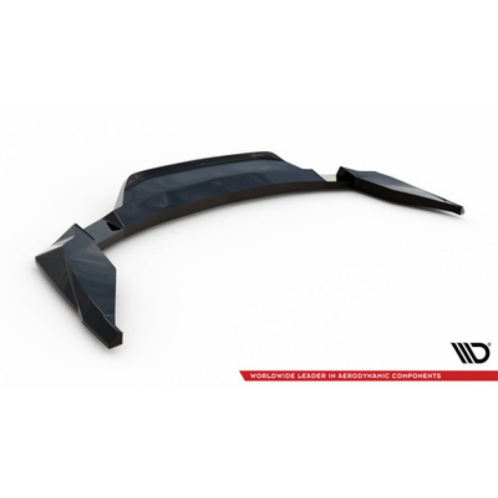 Maxton Design spoiler pod zadní nárazník s žebrováním pro Chevrolet Camaro SS Mk6 Facelift, černý lesklý plast ABS