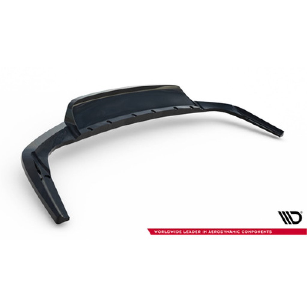 Maxton Design spoiler pod zadní nárazník s žebrováním pro Maserati Levante Mk1 GT Facelift, černý lesklý plast ABS