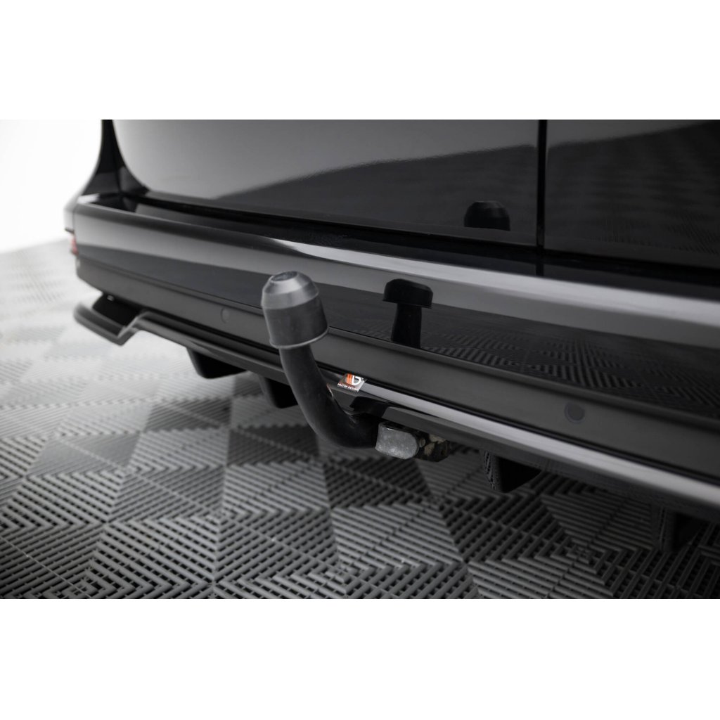 Maxton Design spoiler pod zadní nárazník s žebrováním pro Mercedes třída T W420, černý lesklý plast ABS