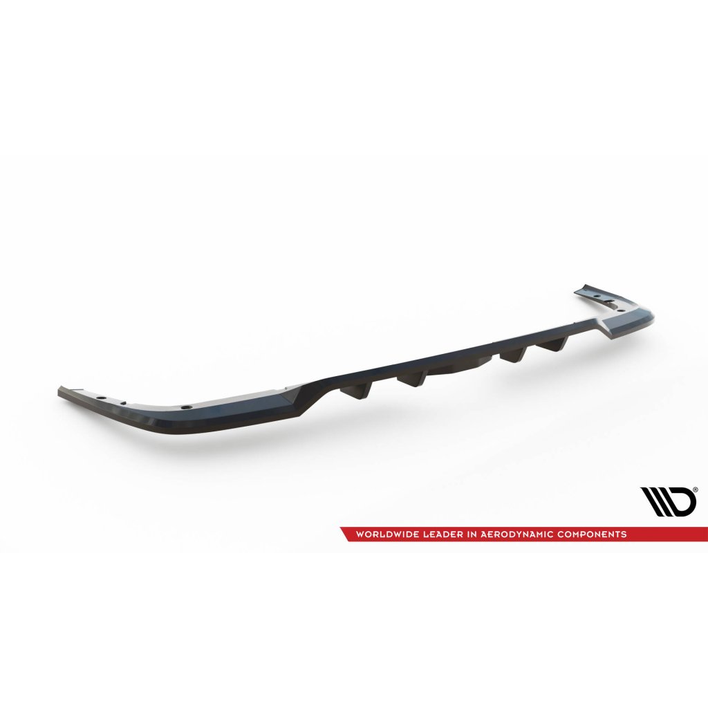Maxton Design spoiler pod zadní nárazník s žebrováním pro Mercedes třída T W420, černý lesklý plast ABS