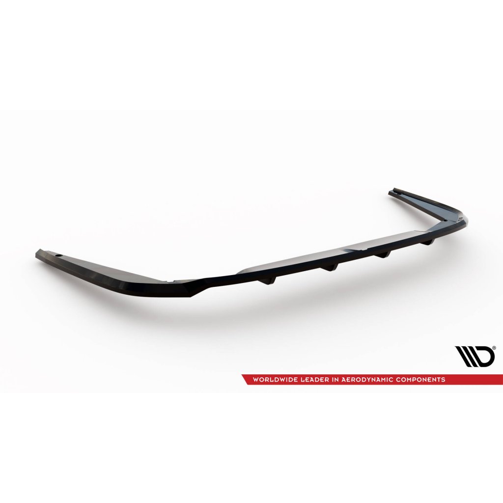 Maxton Design spoiler pod zadní nárazník s žebrováním pro Opel Astra L (Mk5), černý lesklý plast ABS, Sports Tourer/ Hatchback