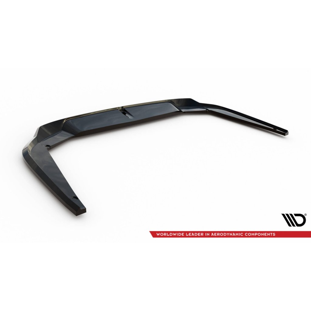 Maxton Design spoiler pod zadní nárazník s žebrováním pro Opel Astra L (Mk5), černý lesklý plast ABS, Sports Tourer/ Hatchback