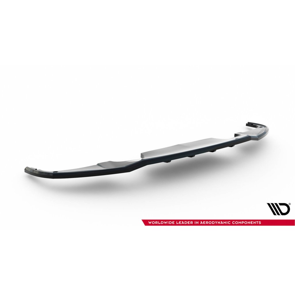 Maxton Design spoiler pod zadní nárazník s žebrováním pro Peugeot 308 GT Mk3, černý lesklý plast ABS, Hatchback
