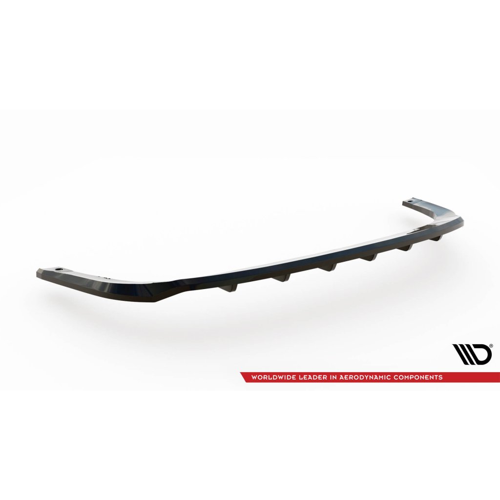 Maxton Design spoiler pod zadní nárazník s žebrováním pro Renault Austral Mk1, černý lesklý plast ABS