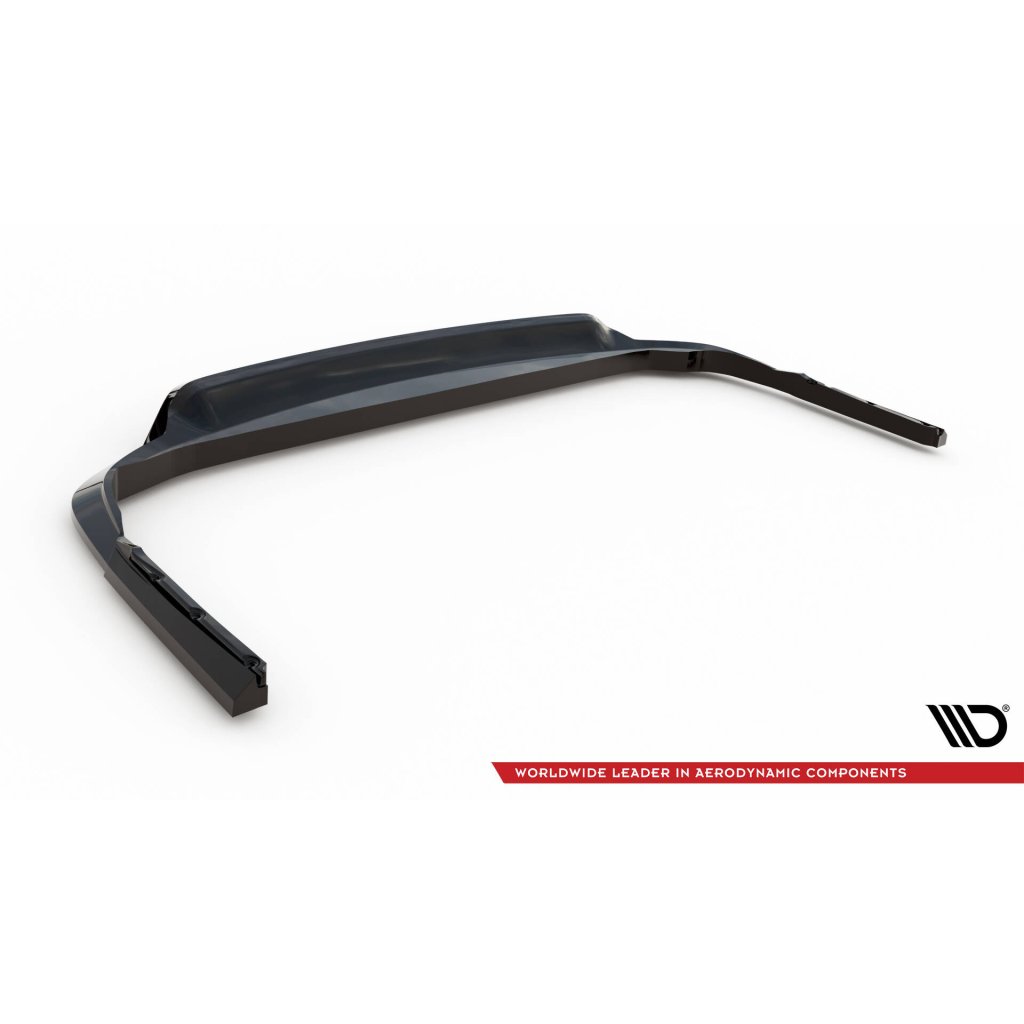 Maxton Design spoiler pod zadní nárazník s žebrováním pro Toyota Sienna Mk4, černý lesklý plast ABS