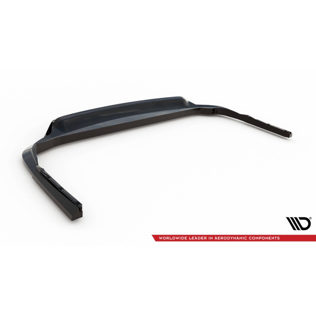 Maxton Design spoiler pod zadní nárazník s žebrováním pro Toyota Sienna Mk4, černý lesklý plast ABS