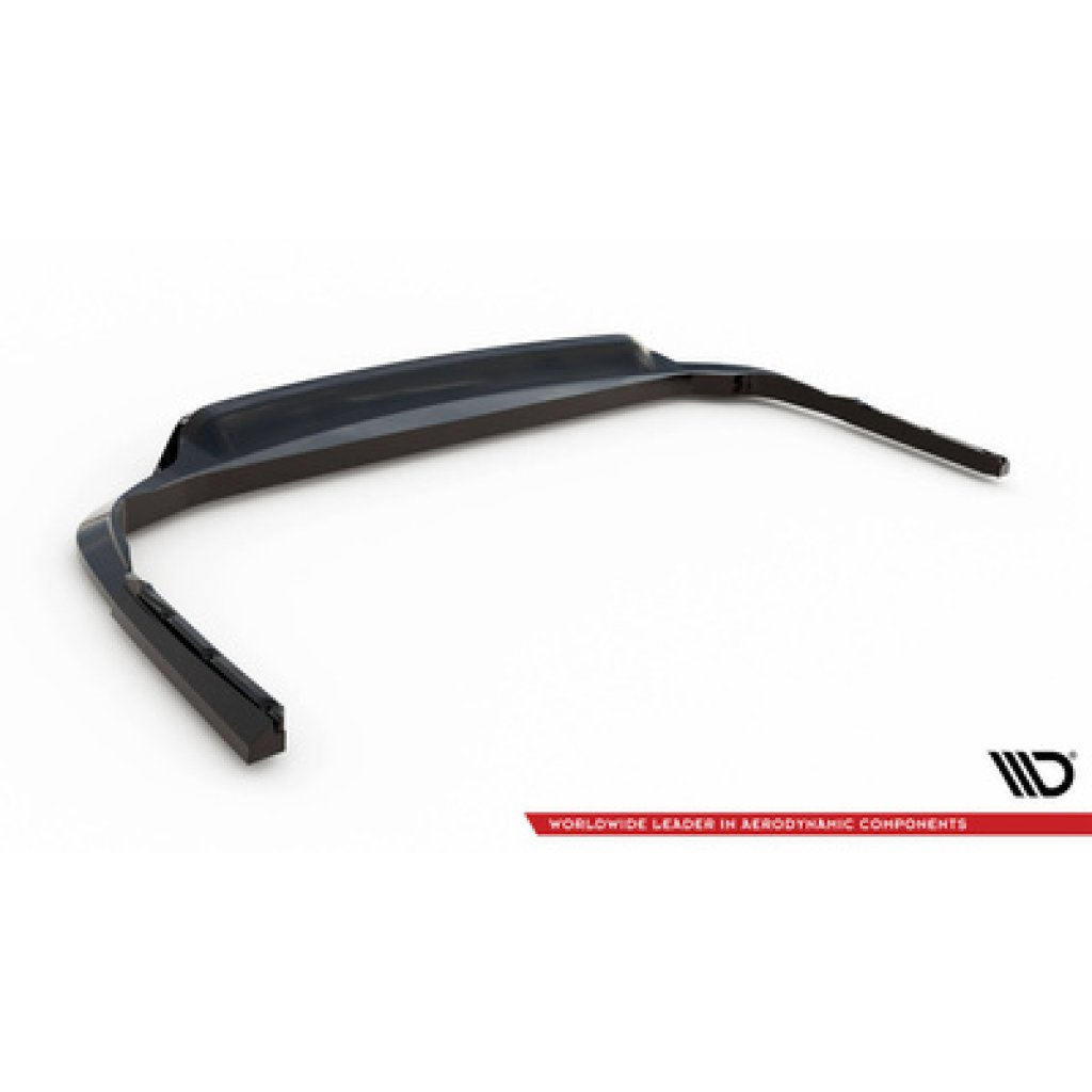 Maxton Design spoiler pod zadní nárazník s žebrováním pro Toyota Sienna Mk4, černý lesklý plast ABS