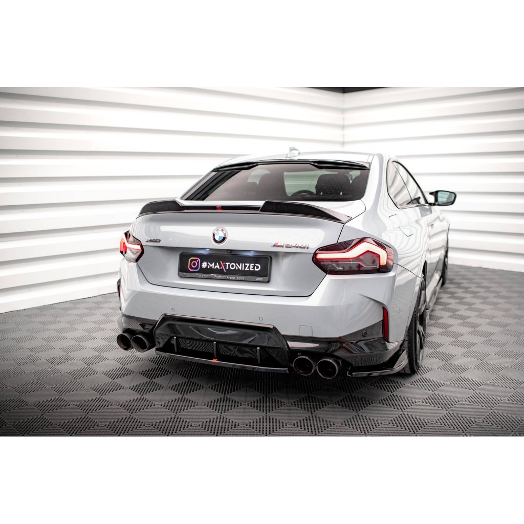 Maxton Design středový spoiler pod zadní nárazník pro BMW řada 2 G42 M240i, plast ABS bez povrchové úpravy