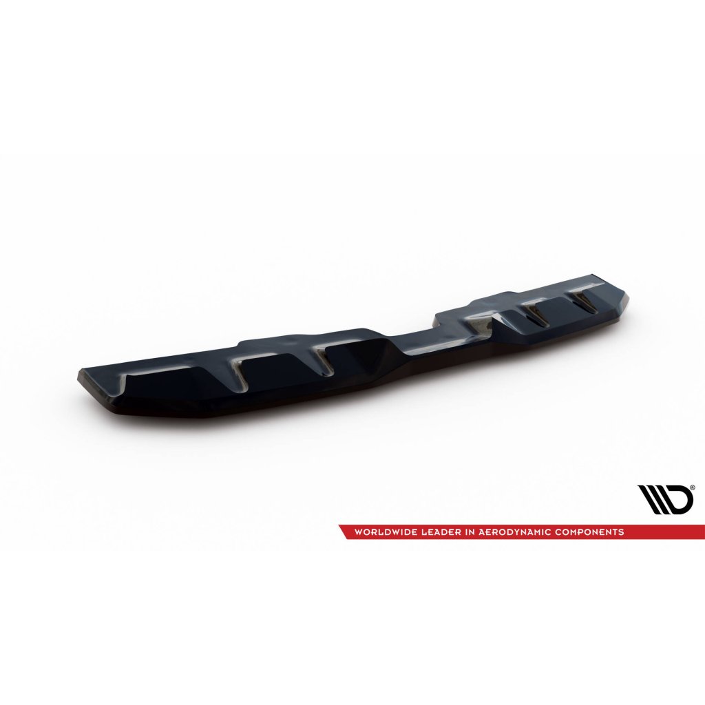 Maxton Design středový spoiler pod zadní nárazník ver.2 pro Subaru Wrx STI Mk1, černý lesklý plast ABS
