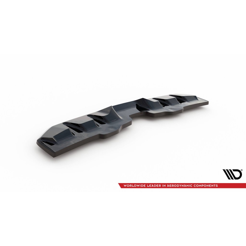Maxton Design středový spoiler pod zadní nárazník ver.2 pro Subaru Wrx STI Mk1, černý lesklý plast ABS
