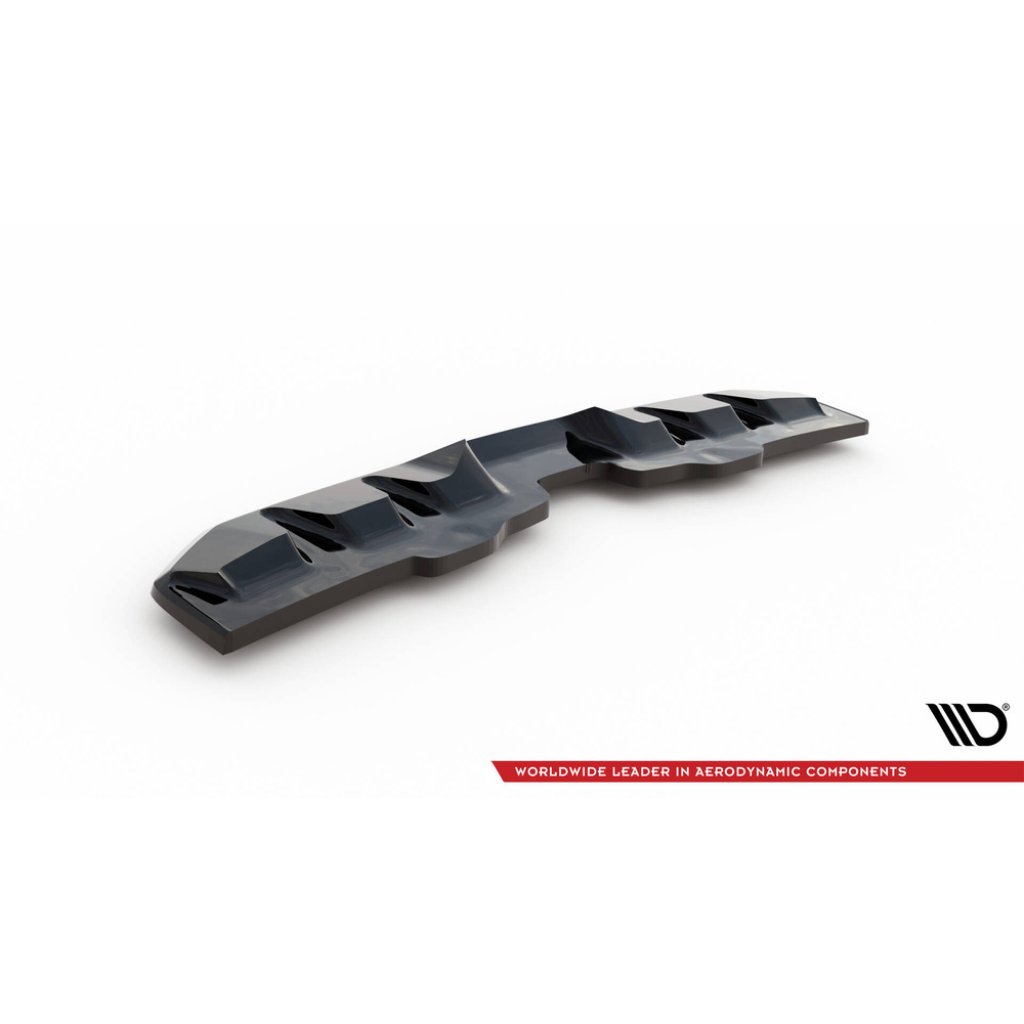 Maxton Design středový spoiler pod zadní nárazník ver.2 pro Subaru Wrx STI Mk1, černý lesklý plast ABS
