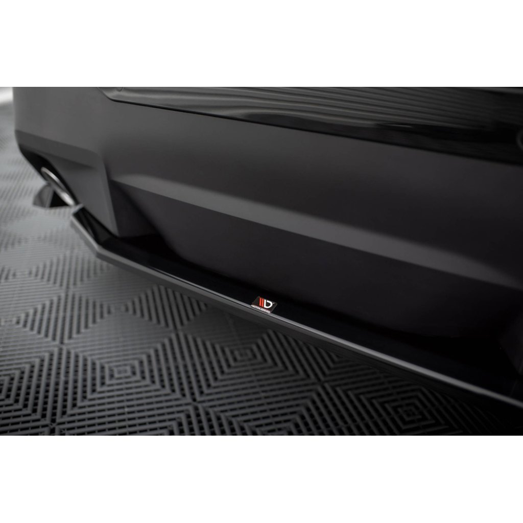 Maxton Design středový spoiler zadního nárazníku pro BMW řada 2 G42 Standard, černý lesklý plast ABS