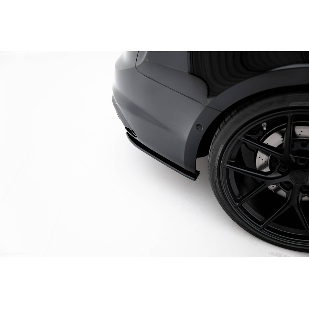 Maxton Design "Street Pro" boční difuzory pod zadní nárazník pro Audi RS5 F5, plast ABS bez povrchové úpravy, Sportback, s černou a červenou linkou