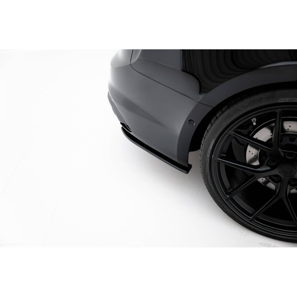 Maxton Design "Street Pro" boční difuzory pod zadní nárazník pro Audi RS5 F5, plast ABS bez povrchové úpravy, Sportback, s černou a červenou linkou