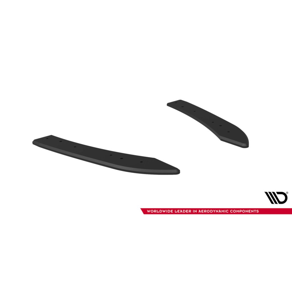 Maxton Design "Street Pro" boční difuzory pod zadní nárazník pro Audi RS5 F5, plast ABS bez povrchové úpravy, Sportback, s černou a červenou linkou