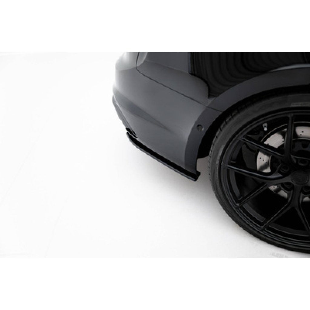 Maxton Design "Street Pro" boční difuzory pod zadní nárazník pro Audi RS5 F5, plast ABS bez povrchové úpravy, Sportback, s černou a červenou linkou
