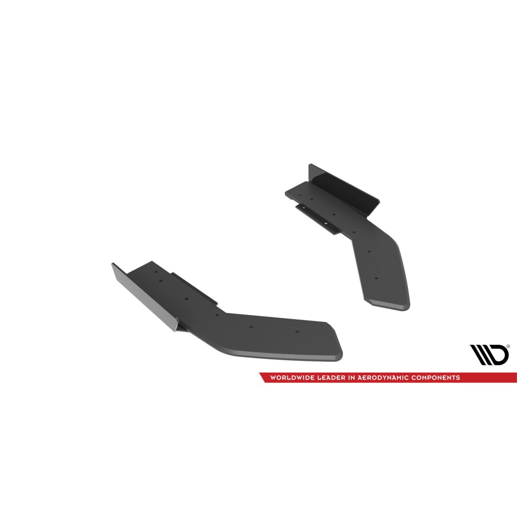 Maxton Design "Street Pro" boční difuzory pod zadní nárazník s křidélky pro BMW řada 2 G42 M240i, plast ABS bez povrchové úpravy