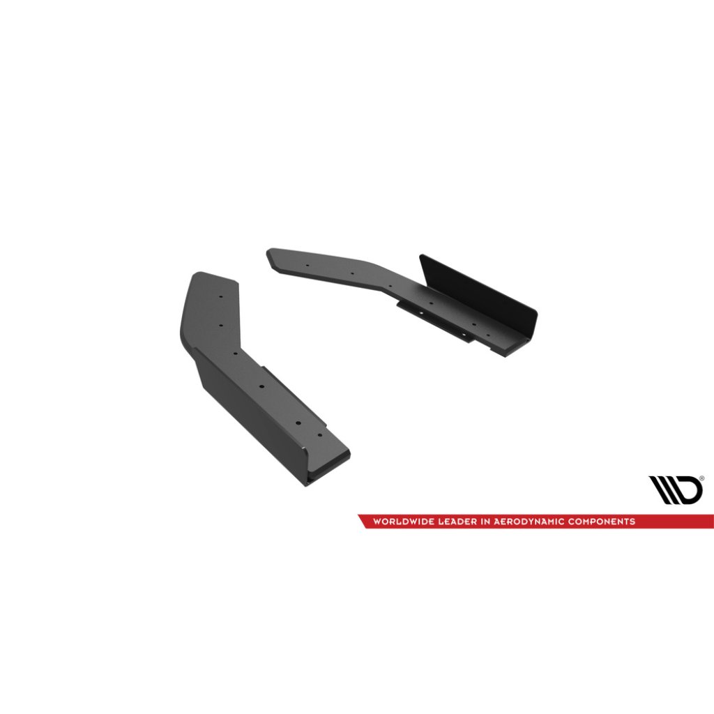 Maxton Design "Street Pro" boční difuzory pod zadní nárazník s křidélky pro BMW řada 2 G42 M240i, plast ABS bez povrchové úpravy