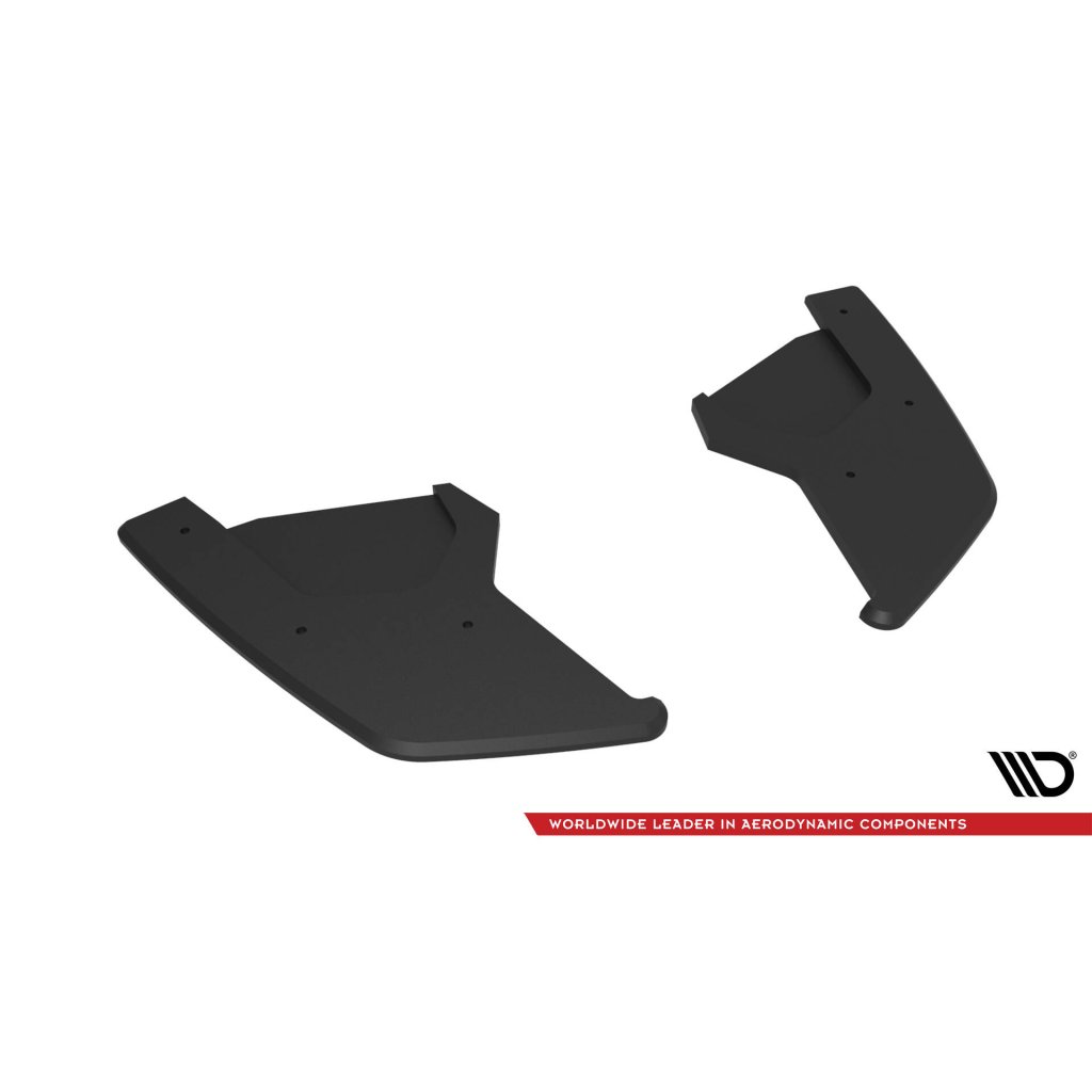 Maxton Design "Street Pro" boční difuzory pod zadní nárazník v.1 pro Volkswagen Golf GTI Mk8, Mk8 Facelift, plast ABS bez povrchové úpravy