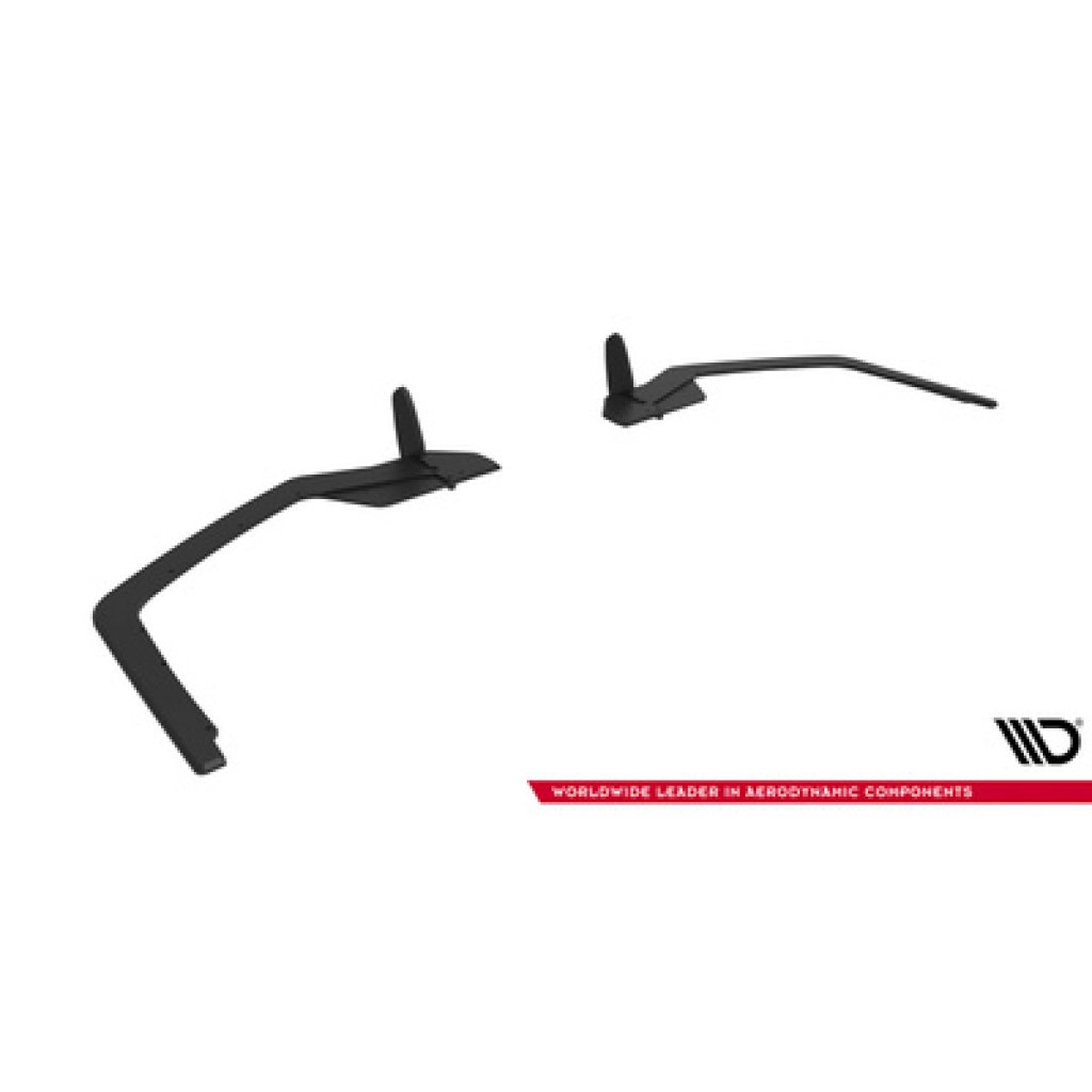 Maxton Design "Street Pro" boční difuzory pod zadní nárazník v.2 pro Honda Civic Mk10 Sport, plast ABS bez povrchové úpravy