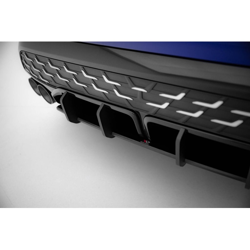 Maxton Design "Street Pro" difuzor zadního nárazníku pro Audi S3 8Y Facelift, plast ABS bez povrchové úpravy, Sedan