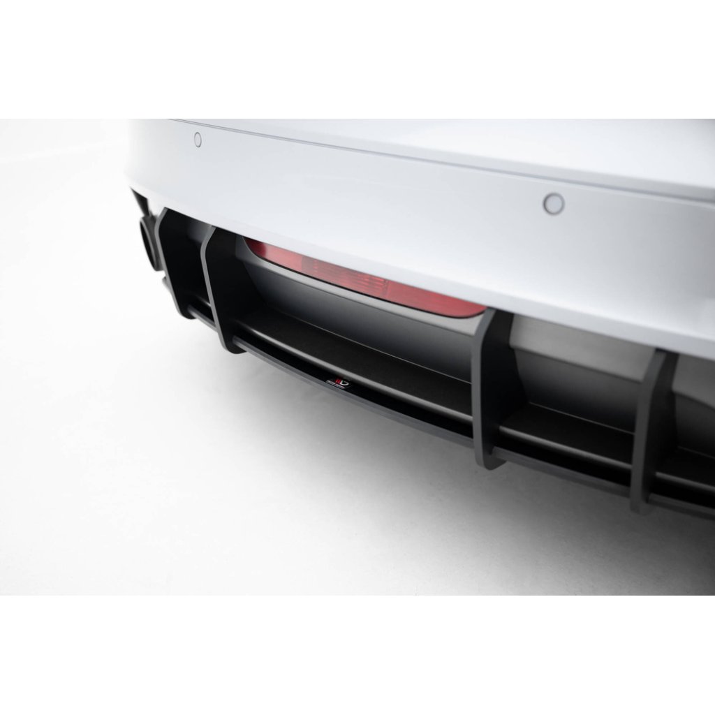 Maxton Design "Street Pro" difuzor zadního nárazníku pro Audi TT 8J Facelift, plast ABS bez povrchové úpravy, S-Line
