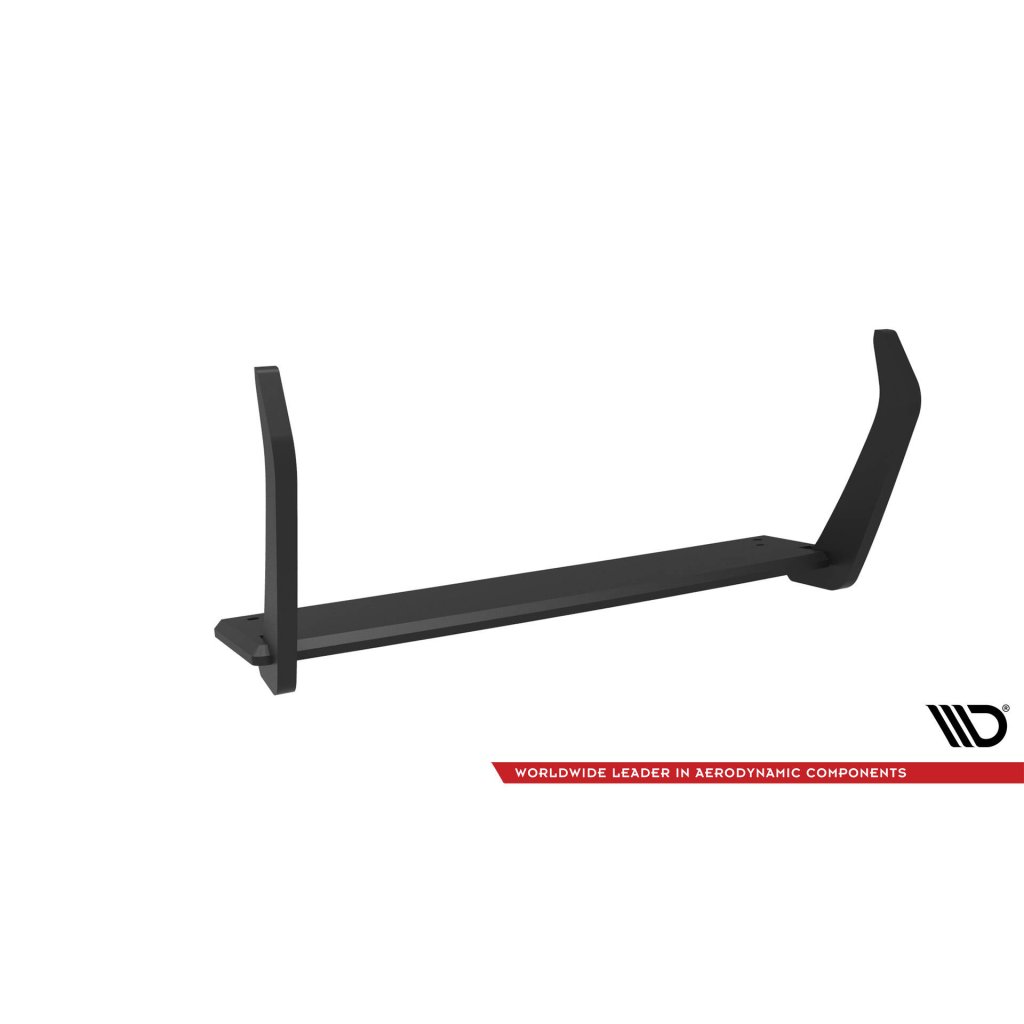 Maxton Design "Street Pro" difuzor zadního nárazníku pro BMW M2 G87, plast ABS bez povrchové úpravy, s červenou linkou