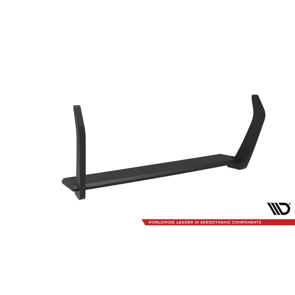 Maxton Design "Street Pro" difuzor zadního nárazníku pro BMW M2 G87, plast ABS bez povrchové úpravy, s červenou linkou