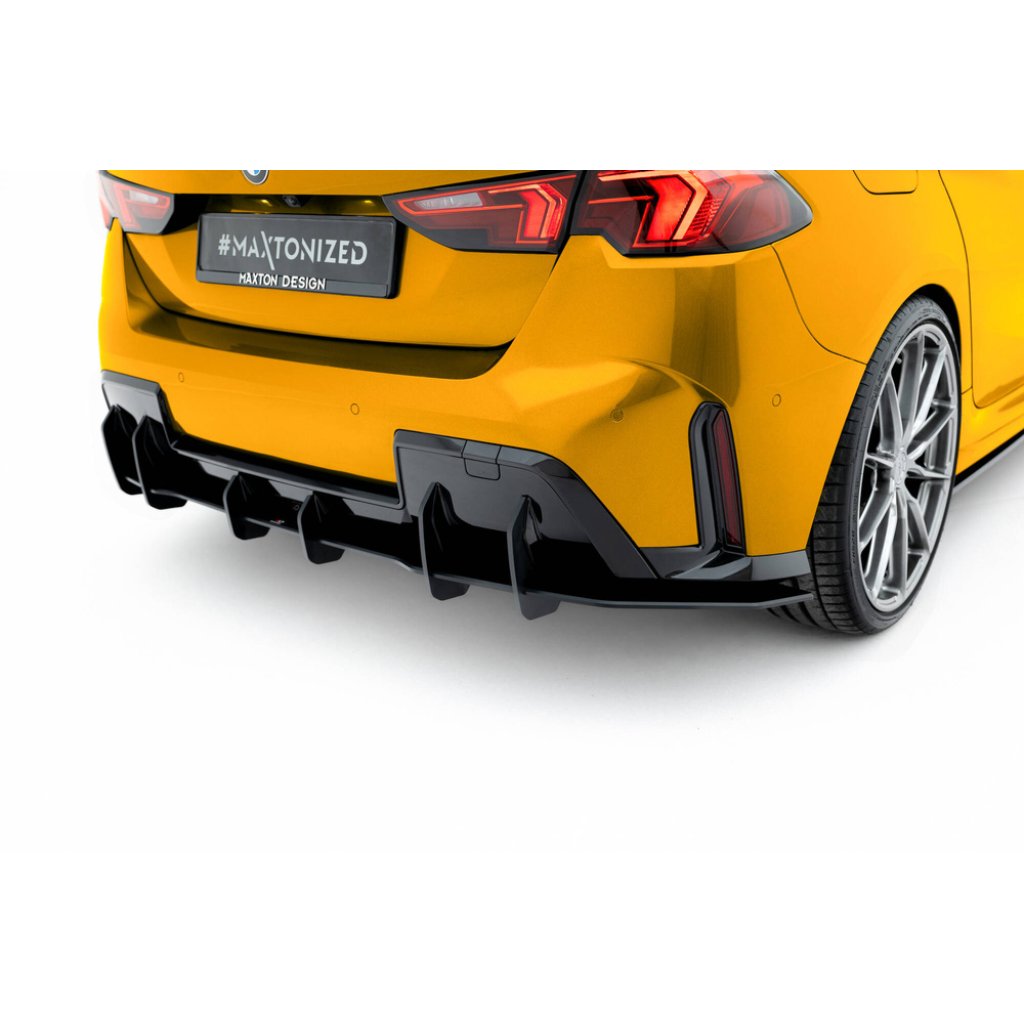 Maxton Design "Street Pro" difuzor zadního nárazníku pro BMW řada 1 F70, plast ABS bez povrchové úpravy, M-Pack