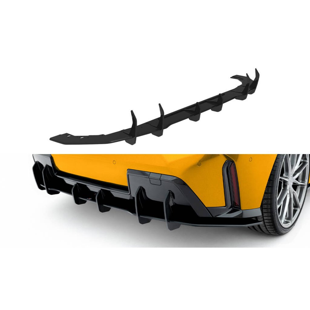 Maxton Design "Street Pro" difuzor zadního nárazníku pro BMW řada 1 F70, plast ABS bez povrchové úpravy, M-Pack