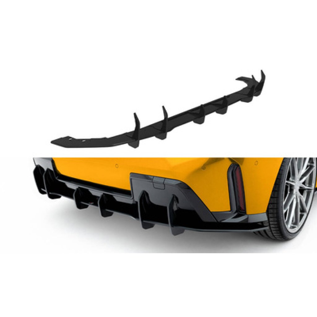 Maxton Design "Street Pro" difuzor zadního nárazníku pro BMW řada 1 F70, plast ABS bez povrchové úpravy, M-Pack
