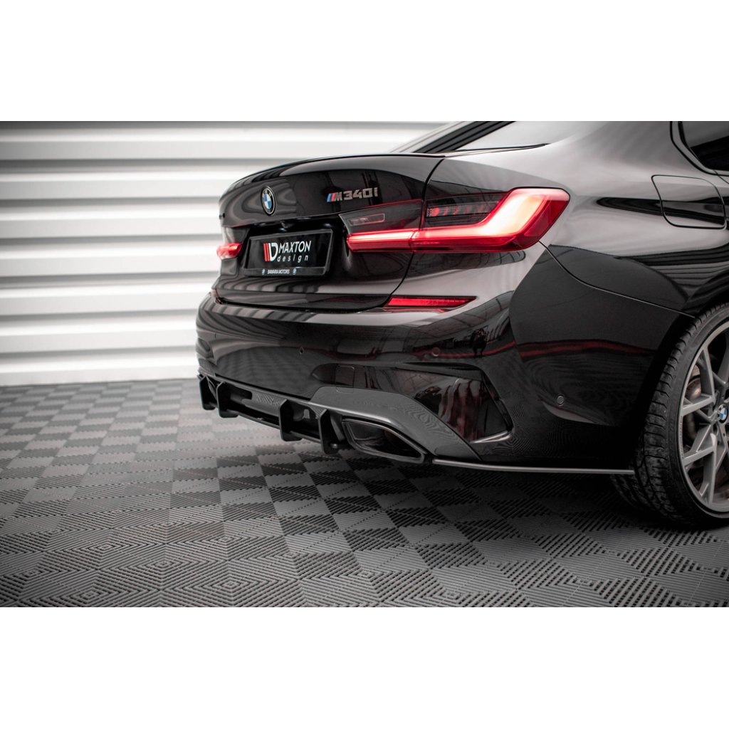 Maxton Design "Street Pro" difuzor zadního nárazníku pro BMW řada 3 G20 M-Pack, G21 M-Pack, plast ABS bez povrchové úpravy, M340