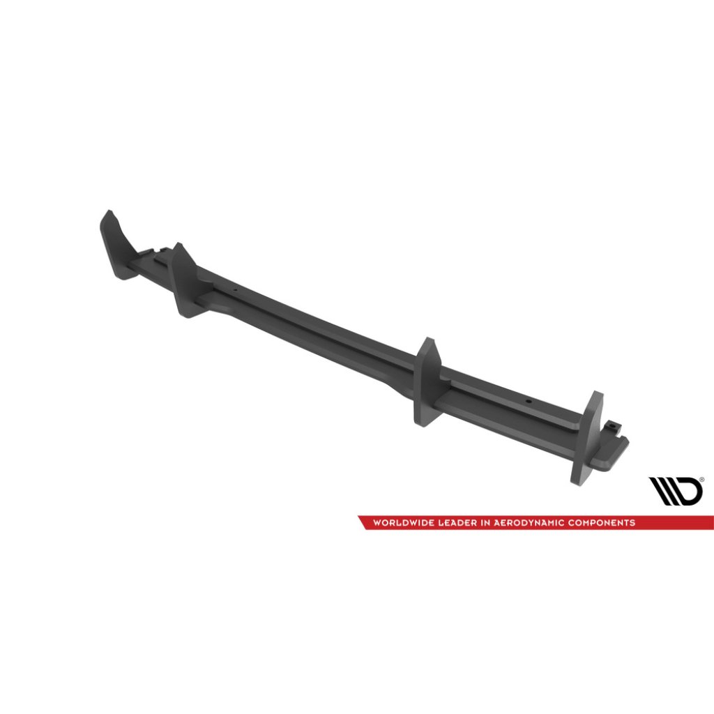 Maxton Design "Street Pro" difuzor zadního nárazníku pro BMW řada 3 G20 M-Pack, G21 M-Pack, plast ABS bez povrchové úpravy, M340, s červenou linkou