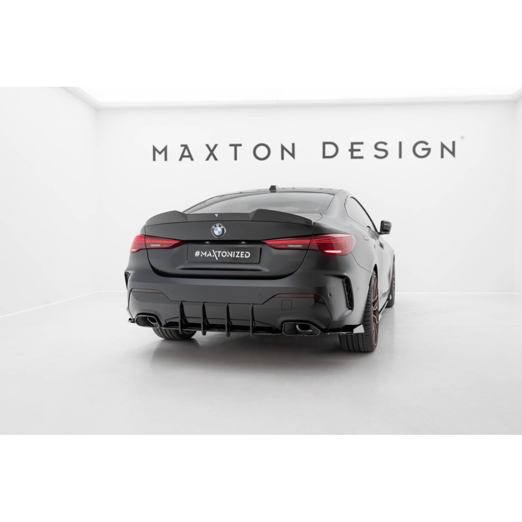 Maxton Design "Street Pro" difuzor zadního nárazníku pro BMW řada 4 G22/M440i, G23, plast ABS bez povrchové úpravy, Coupe / M440i Cabrio