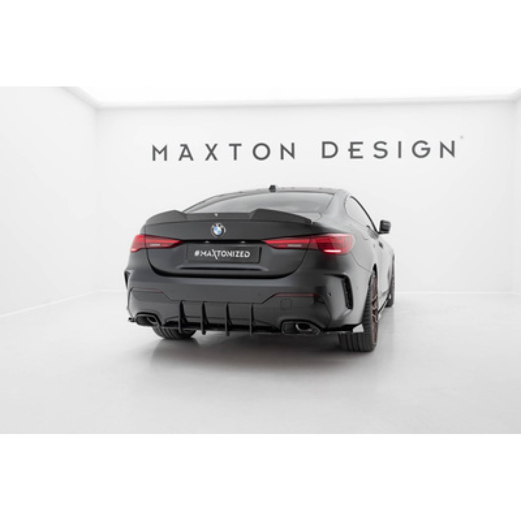 Maxton Design "Street Pro" difuzor zadního nárazníku pro BMW řada 4 G22/M440i, G23, plast ABS bez povrchové úpravy, Coupe / M440i Cabrio